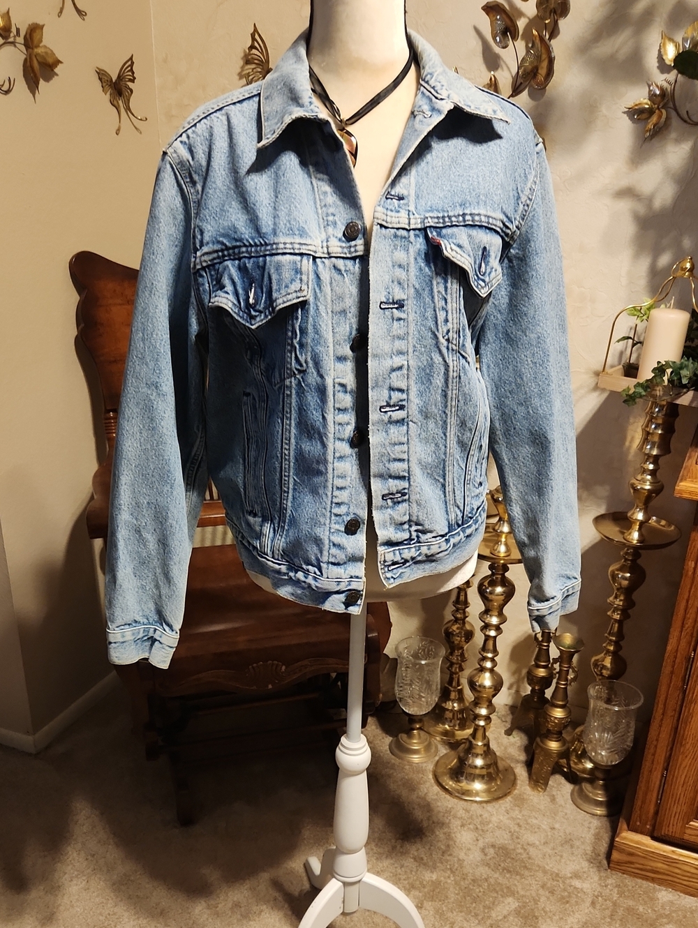 Light Blue Denim Levis Jacket - Classic Women's Jean Jacket
